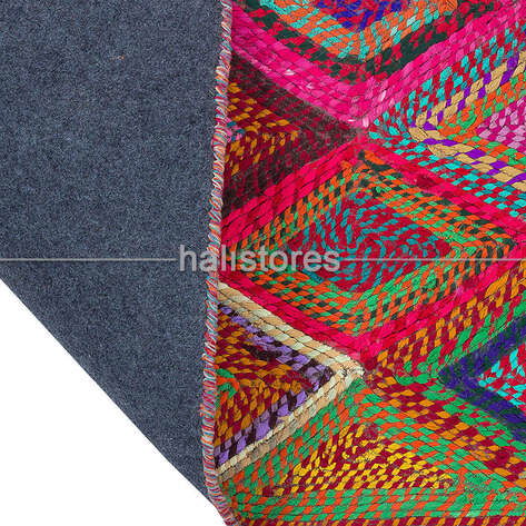 %100 Doğal Choti Jüt Sisal Kilim Halı MX-11 Multi