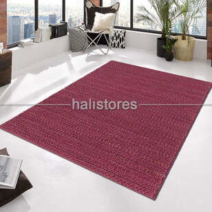 Halıstores - %100 Doğal Choti Jüt Sisal Kilim Halı Pembe