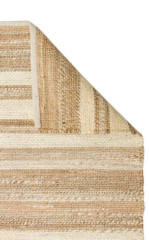 %100 Doğal Jüt Sisal Kilim Halı ECH 11 Natural-Beyaz