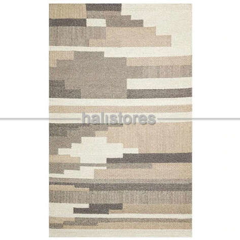 Halıstores - %100 Doğal Örgü Yün Halı Jade 04 Bej