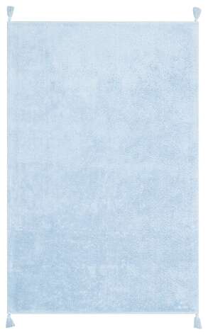 %100 Pamuk Bebek ve Çocuk Odası Halısı Cotton Boon Plain Blue