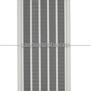 Alüminyum Paspas Yivli PVC Fitilli DM9000 Gri - Thumbnail