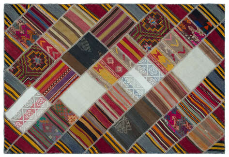 Apex Kilim Patchwork Unique Naturel 25282 158 cm X 232 cm