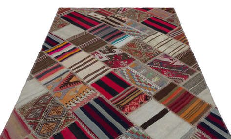 Apex Kilim Patchwork Unique Naturel 25299 164 cm X 241 cm