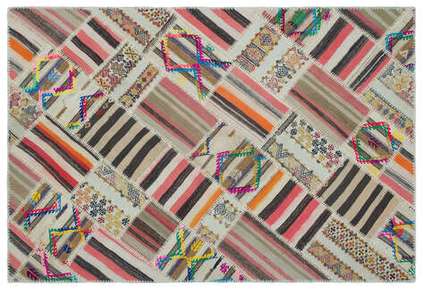 Apex Kilim Patchwork Unique Naturel 25352 160 cm X 234 cm