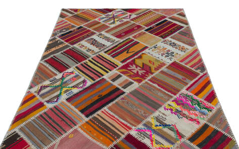 Apex Kilim Patchwork Unique Naturel 25368 156 cm X 235 cm