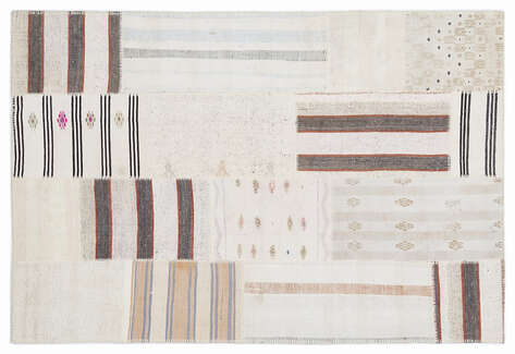 Apex Kilim Patchwork Unique Striped 1154 160 cm X 230 cm