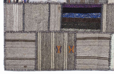 Apex Kilim Patchwork Unique Striped 1293 160 cm X 230 cm