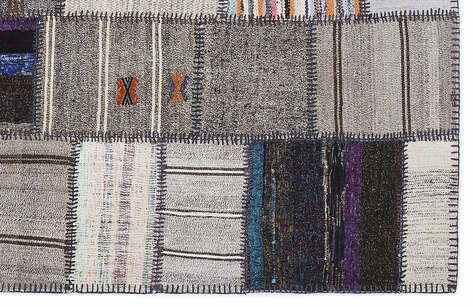 Apex Kilim Patchwork Unique Striped 1293 160 cm X 230 cm