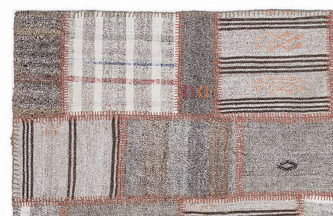 Apex Kilim Patchwork Unique Striped 1295 160 cm X 230 cm