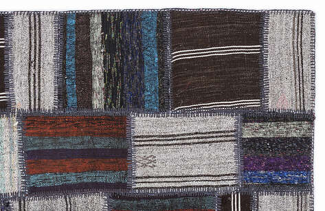 Apex Kilim Patchwork Unique Striped 1298 160 cm X 230 cm