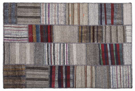 Apex Kilim Patchwork Unique Striped 1318 160 cm X 230 cm