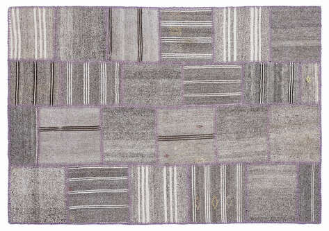 Apex Kilim Patchwork Unique Striped 1352 160 cm X 230 cm