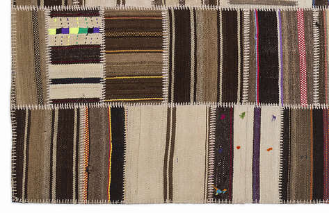 Apex Kilim Patchwork Unique Striped 1364 160 cm X 230 cm