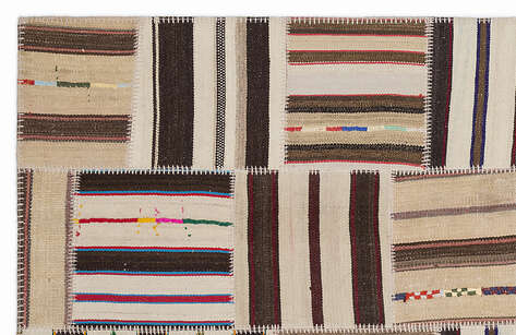 Apex Kilim Patchwork Unique Striped 1380 160 cm X 230 cm