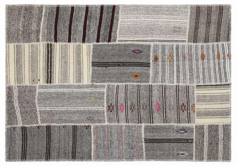 Apex Kilim Patchwork Unique Striped 1383 160 cm X 230 cm