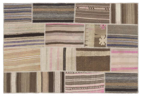 Apex Kilim Patchwork Unique Striped 1486 120 cm X 180 cm