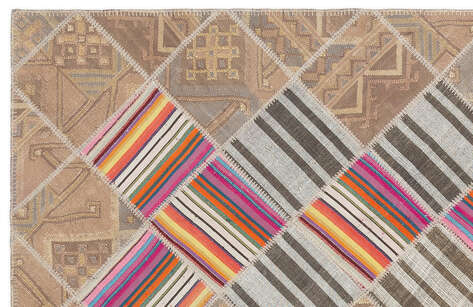 Apex Kilim Patchwork Unique Striped 1492 132 cm X 222 cm