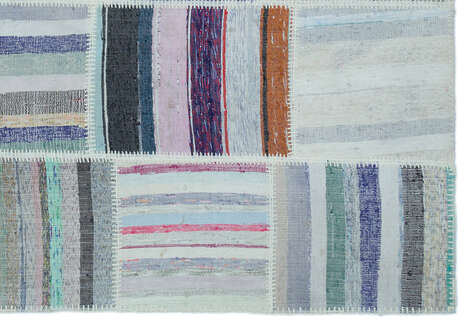 Apex Kilim Patchwork Unique Striped 22536 160 cm X 230 cm