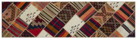 Apex Kilim Patchwork Unique Striped 22552 081 cm X 301 cm