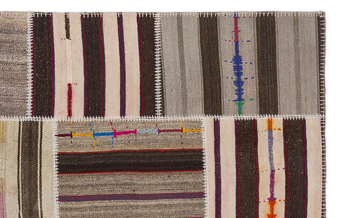 Apex Kilim Patchwork Unique Striped 2257 160 cm X 230 cm