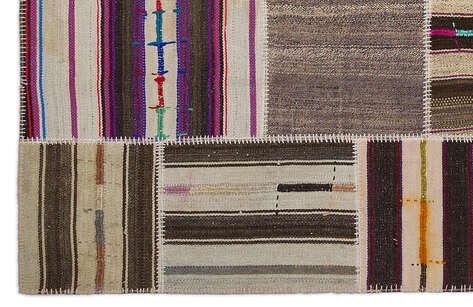 Apex Kilim Patchwork Unique Striped 2257 160 cm X 230 cm