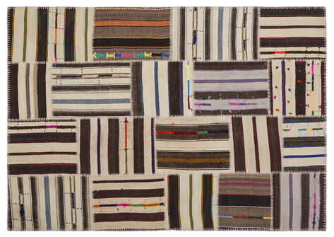 Apex Kilim Patchwork Unique Striped 2259 160 cm X 230 cm