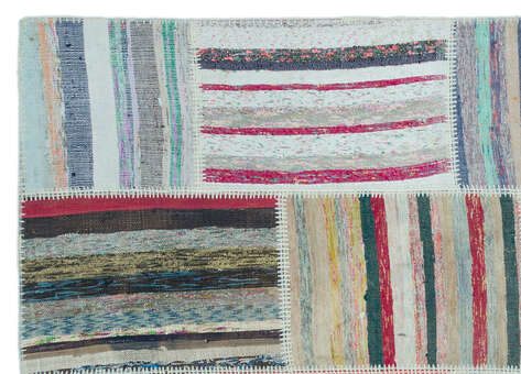 Apex Kilim Patchwork Unique Striped 25239 160 cm X 222 cm