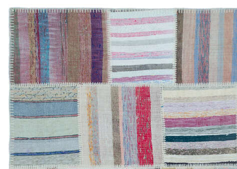 Apex Kilim Patchwork Unique Striped 25430 160 cm X 225 cm