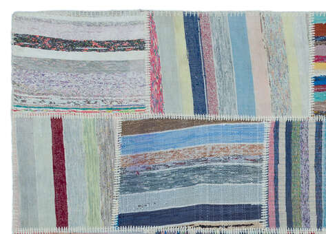 Apex Kilim Patchwork Unique Striped 25461 160 cm X 225 cm