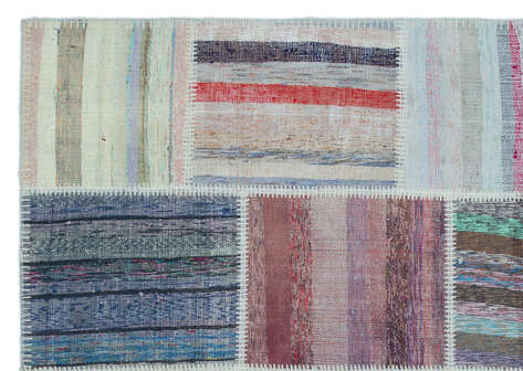 Apex Kilim Patchwork Unique Striped 25465 160 cm X 226 cm