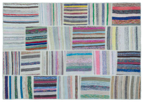 Apex Kilim Patchwork Unique Striped 25470 160 cm X 227 cm