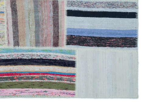 Apex Kilim Patchwork Unique Striped 25474 160 cm X 224 cm