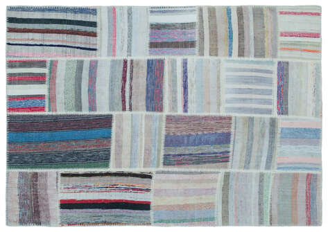 Apex Kilim Patchwork Unique Striped 25475 160 cm X 226 cm