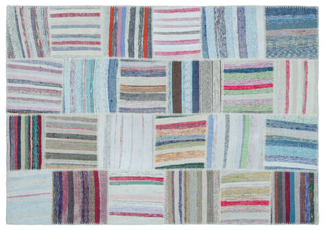 Apex Kilim Patchwork Unique Striped 25480 160 cm X 230 cm