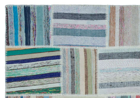 Apex Kilim Patchwork Unique Striped 25487 160 cm X 230 cm