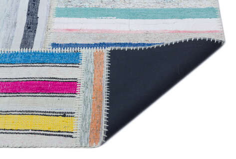 Apex Kilim Patchwork Unique Striped 25499 160 cm X 225 cm