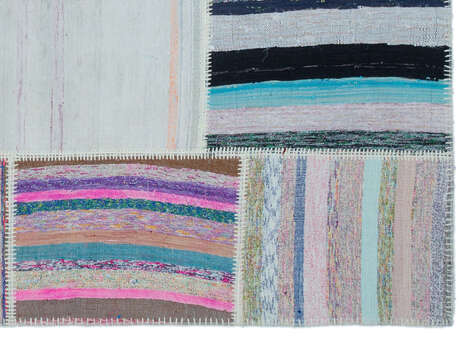 Apex Kilim Patchwork Unique Striped 25514 160 cm X 222 cm