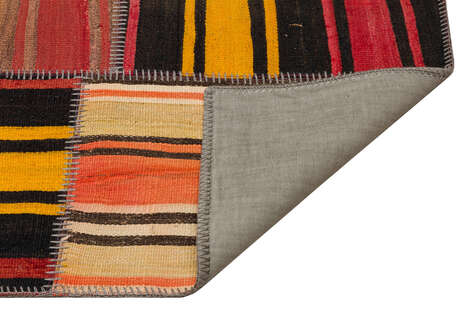 Apex Kilim Patchwork Unique Striped 36181 159 cm X 231 cm