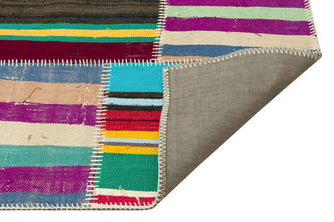 Apex Kilim Patchwork Unique Striped 36310 159 cm X 229 cm