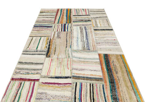 Apex Kilim Patchwork Unique Striped 36326 157 cm X 232 cm