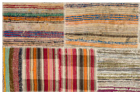 Apex Kilim Patchwork Unique Striped 36350 149 cm X 230 cm