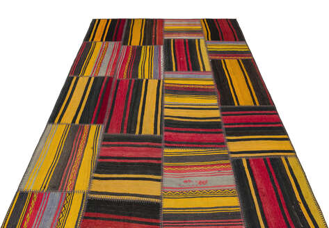 Apex Kilim Patchwork Unique Striped 36356 161 cm X 236 cm