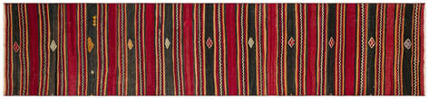 Apex Kilim Halı Striped 36383 080 cm X 345 cm