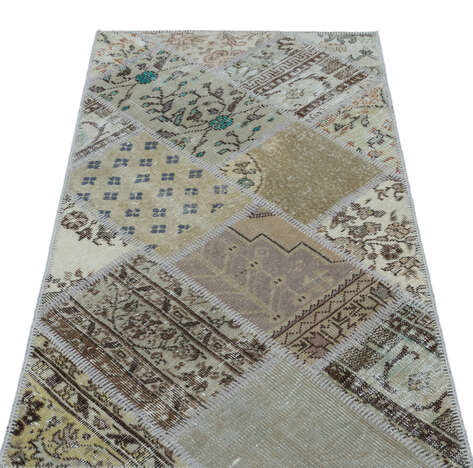 Apex Patchwork Unique Bej 26001 080 cm X 150 cm