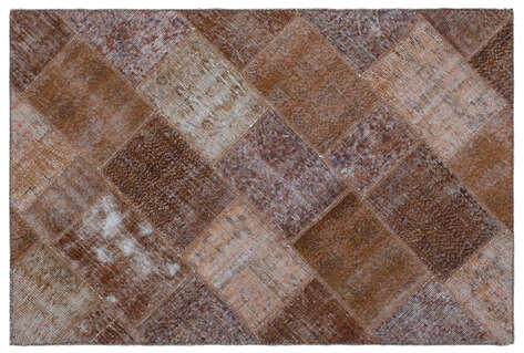 Apex Patchwork Unique Kahve 22240 120 cm X 180 cm