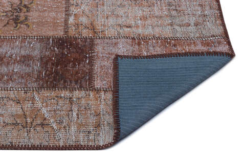 Apex Patchwork Unique Kahve 24745 080 cm X 150 cm