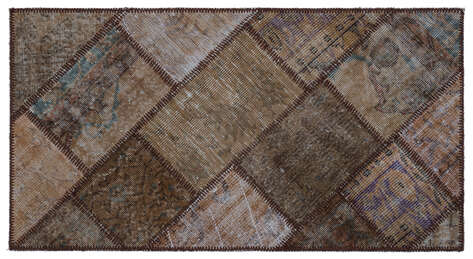 Apex Patchwork Unique Kahve 25880 080 cm X 150 cm