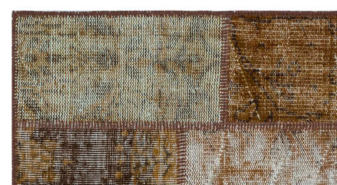 Apex Patchwork Unique Kahve 26137 080 cm X 150 cm