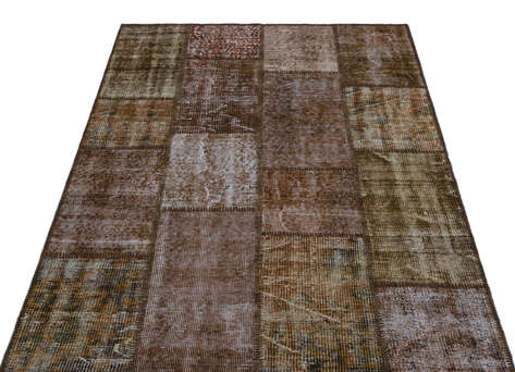Apex Patchwork Unique Kahve 26664 120 cm X 180 cm
